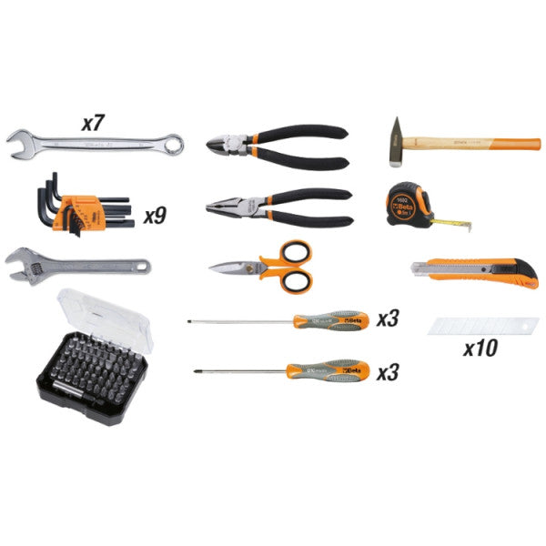 Beta Folding tool trolley for outdoor jobs with 100 tools