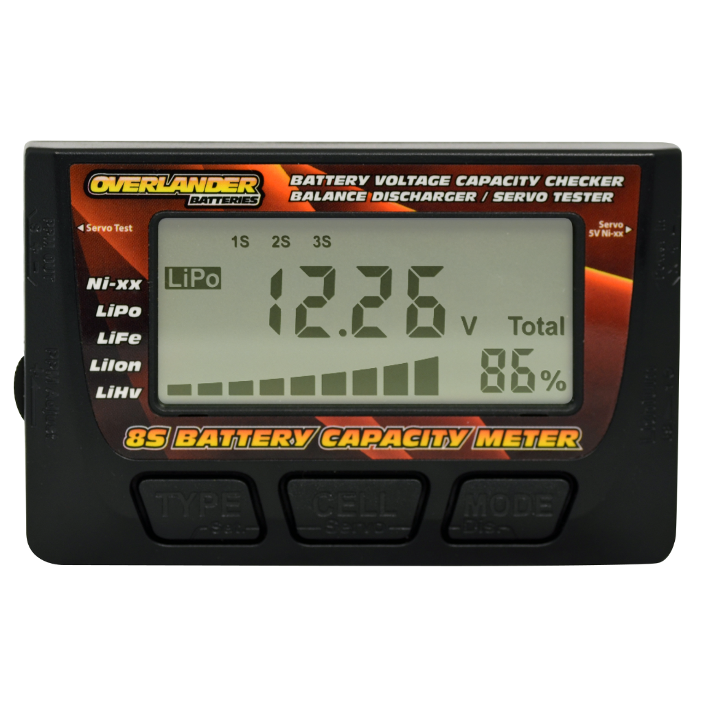 Overlander 8S Battery Capacity Meter Lipo