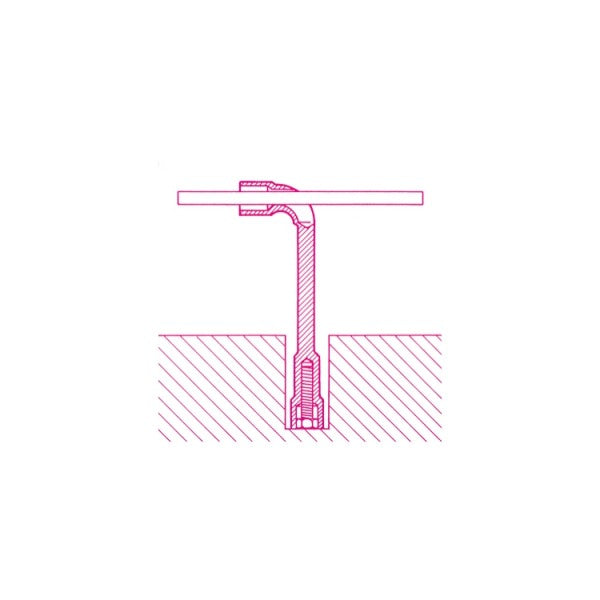 Double Ended hexagon Offset Socket Wrench Chrome 22mm