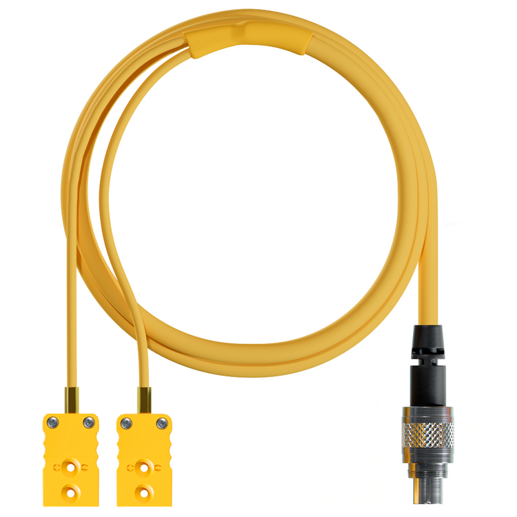 AiM Mychron 2T EGT Spark Patch Lead Double Yellow TC Plugs