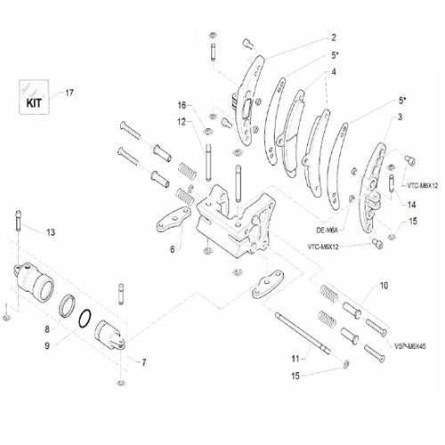 Freeline Overhaul Kit Caliper Cx-I28
