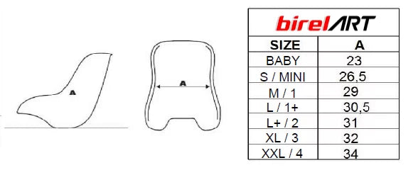 Freeline Seat Birel Art F9S Silver