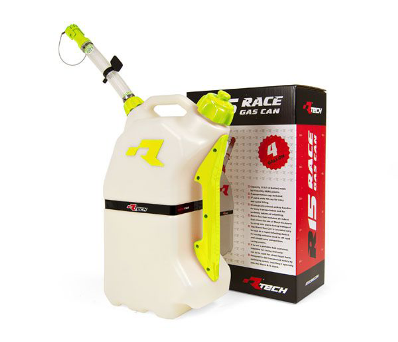 Rtech Fuel Can (15L) With Flexible Hose Spout (Various Colours)