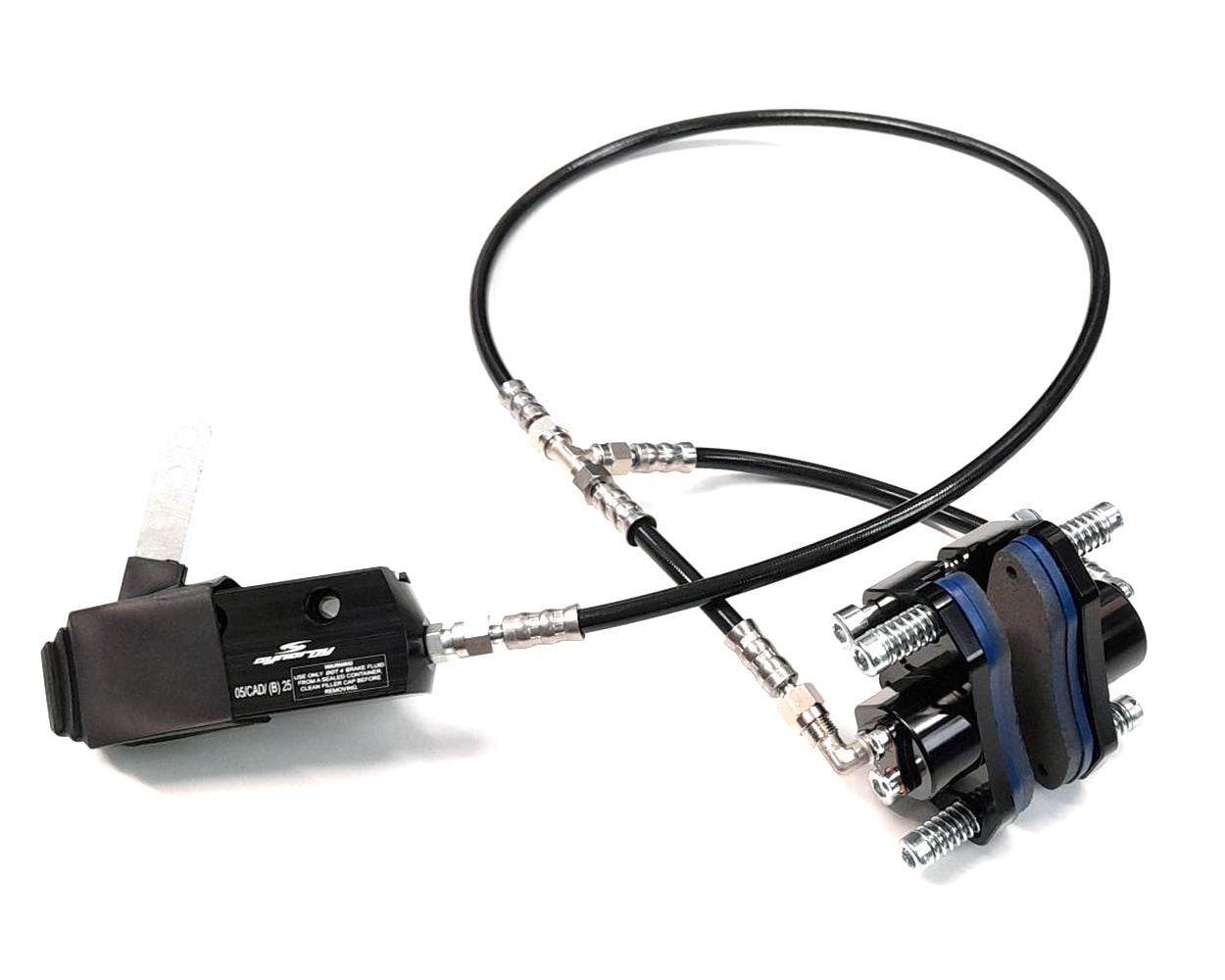 Cadet Brake System Master Cylinder, Caliper & Pipework 8mm
