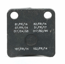 Kart Republic Mini Kart Front Brake Pad Set KZ / Rear Mini Red