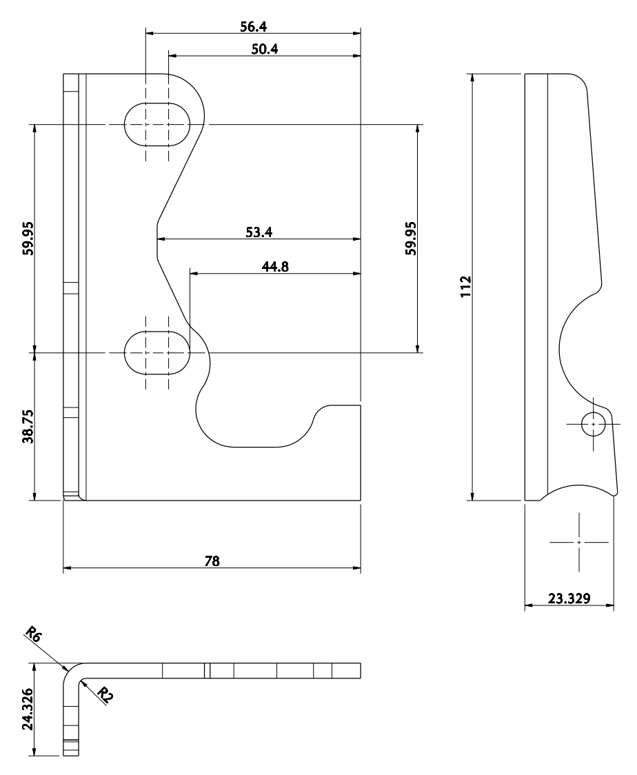 Chassis Inside Lower Bearing Hangar Bracket