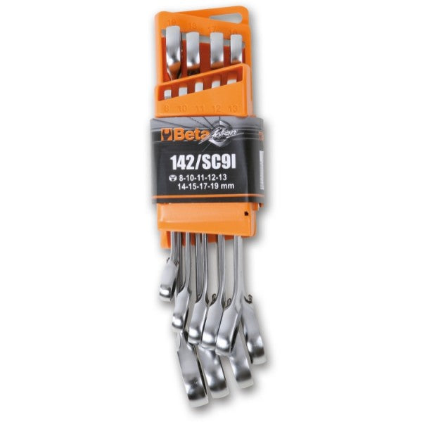 Beta Tools Ratchet Combination Spanner Set 142/SC9I-E 9 Piece