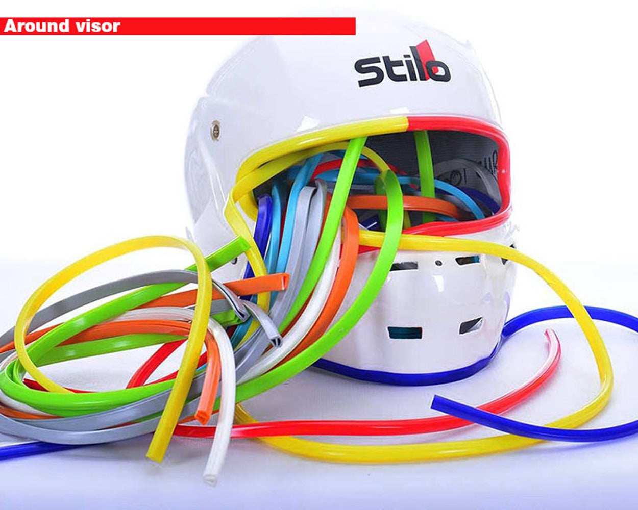 Arai Racing Helmet Visor Trim Red