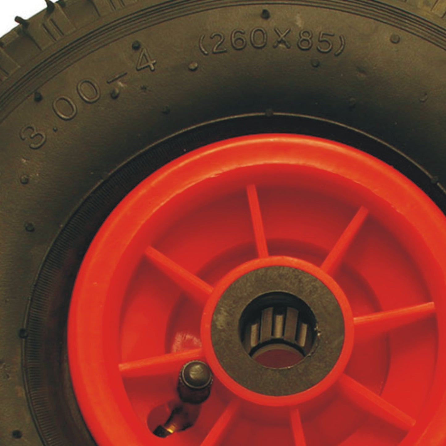 10" Wheel 3.00-4 (260 x 85) Pneumatic Trolley Wheel 20mm Bore