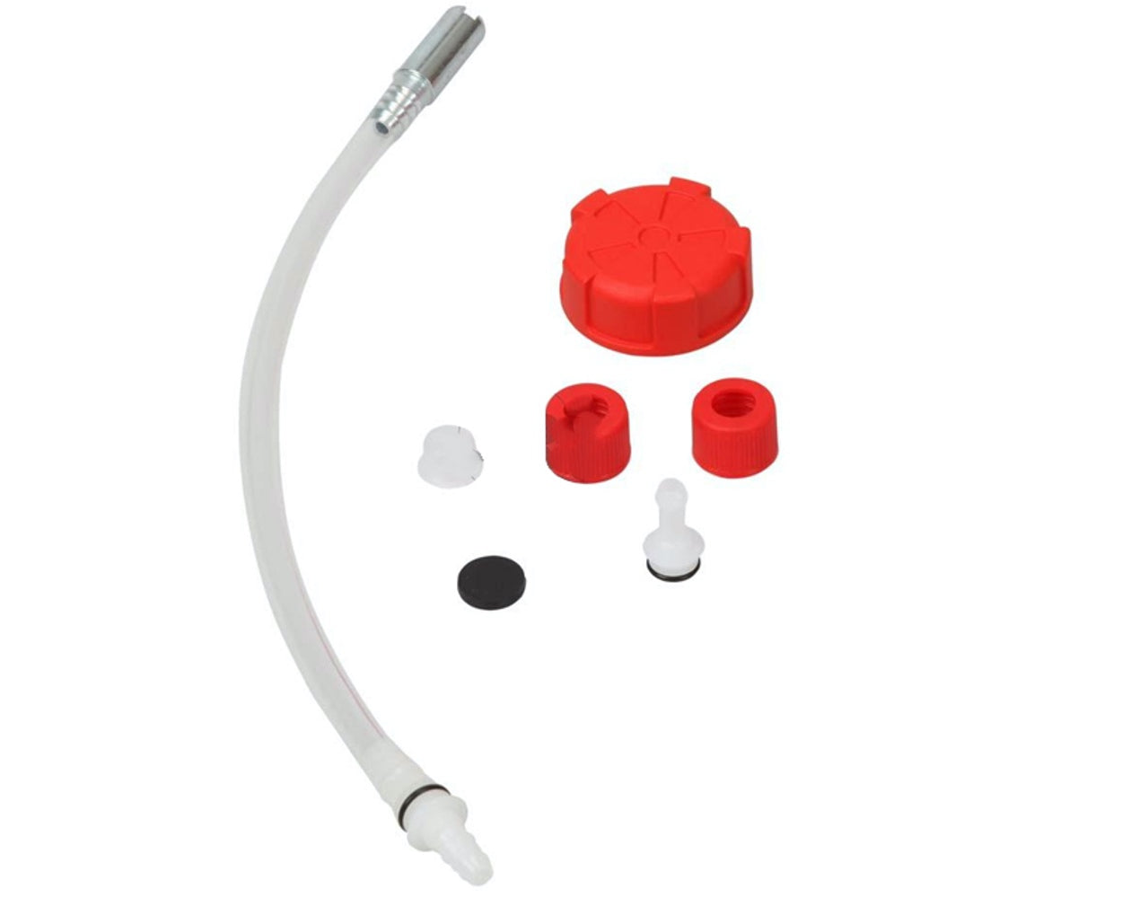 Petrol Fuel Tank Red Cap Tube Connection Kit Set Zip North