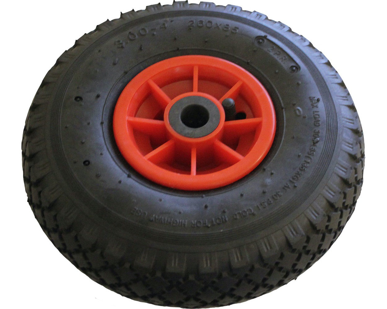 10" Wheel 3.00-4 (260 x 85) Pneumatic Trolley Wheel 20mm Bore