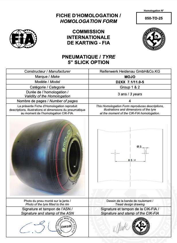 Mojo D2XX Single Tyre Rear Only