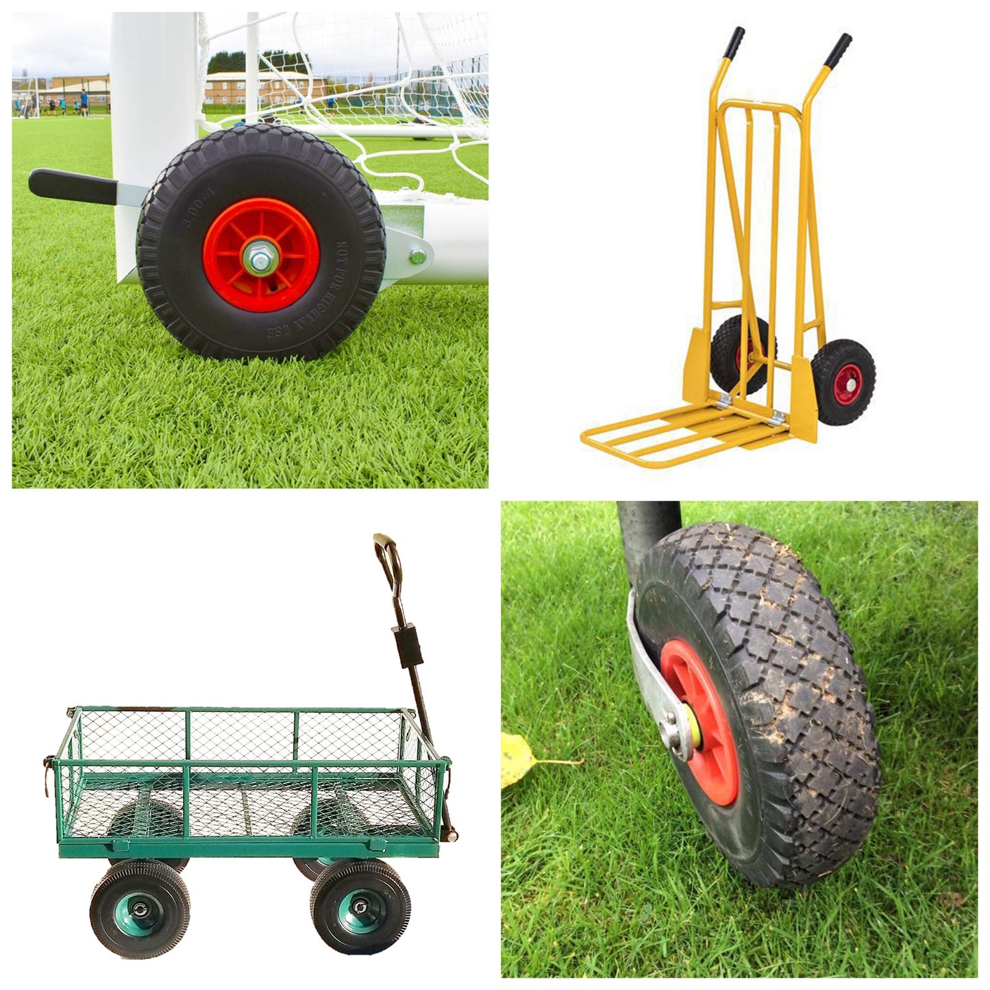 10" Wheel 3.00-4 (260 x 85) Pneumatic Trolley Wheel 20mm Bore