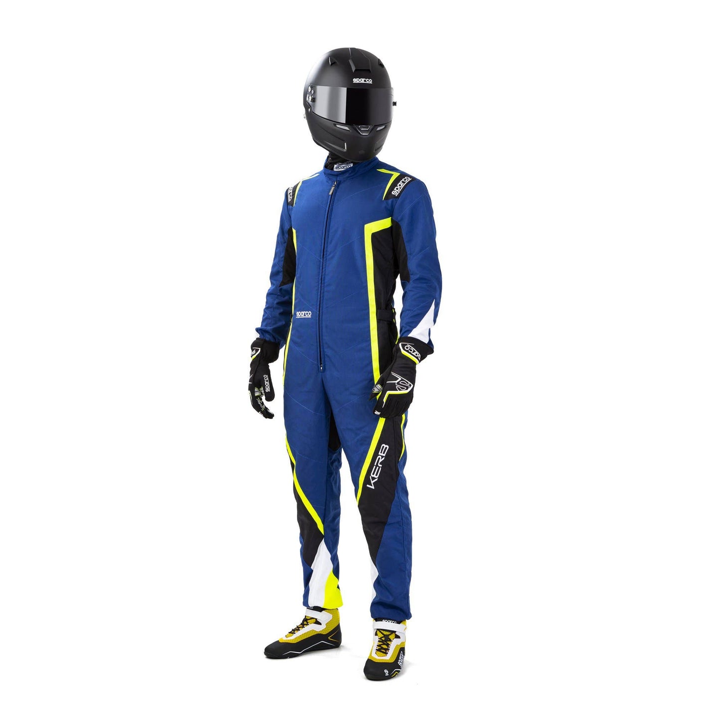 Sparco Kerb Race Suit Male Blue / Black / Fluro