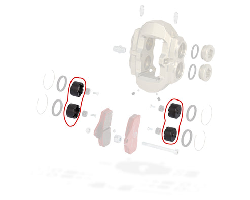 OTK Front Brake Caliper Piston KZ BSS 950 (Single)