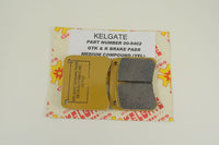 Kelgate 2 Pot Rear Brake Pad Set K Caliper