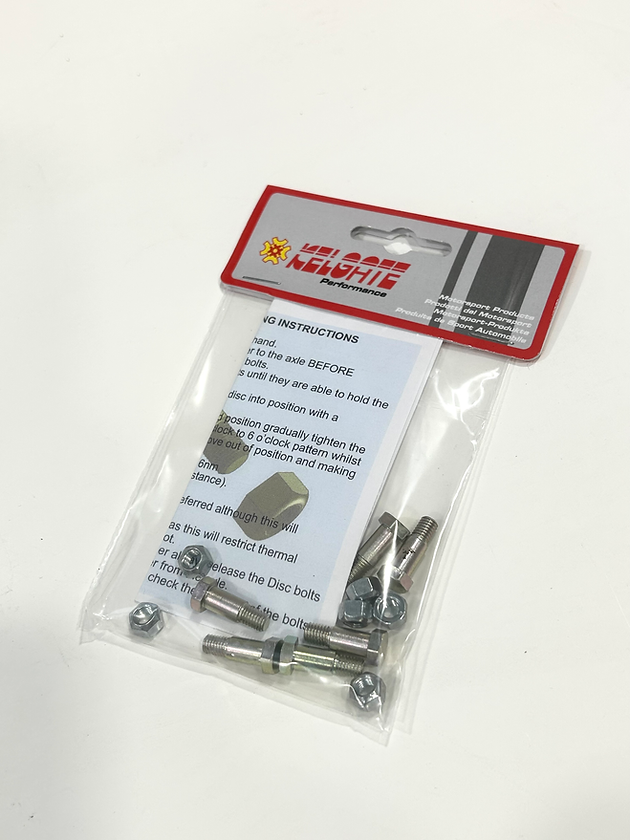 Kelgate Nut & Bolt Set - 12mm Disc