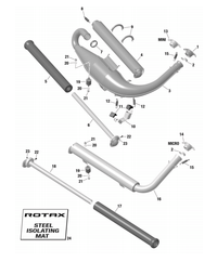 Rotax Max Genuine Exhaust Rubber Mount 660920 (N.19)