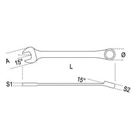 Beta Reversible Ratchet Reversible Wrenches