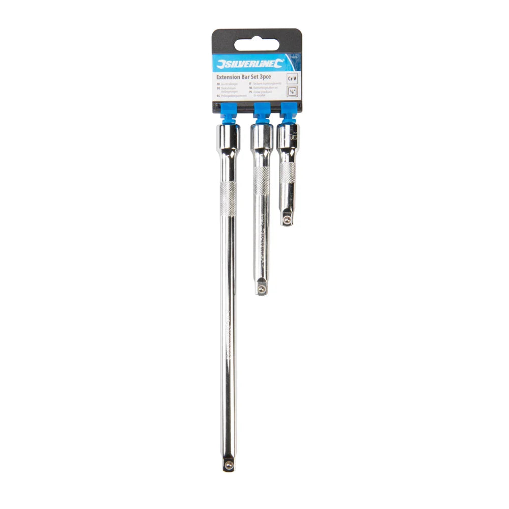 Silverline Extension Bar Set 3pce 3/8