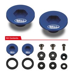 Bell Visor Pivot Kit SV SE07 3/2mm 3mm 2020017