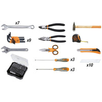 Beta Folding tool trolley for outdoor jobs with 100 tools