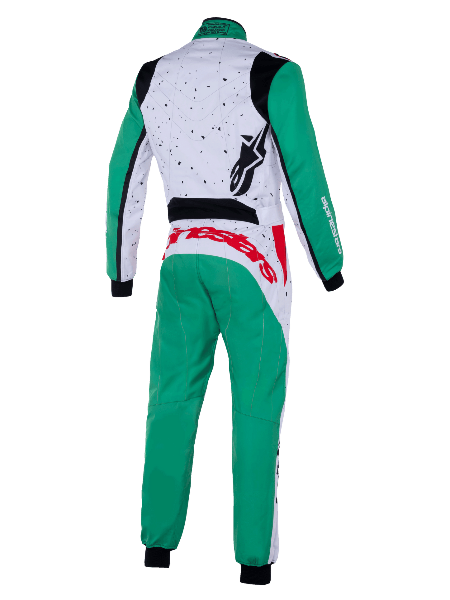 Alpinestars KMX-9 V3 S Suit Graphic 6 White/Green/Red Youth/Child/Kids