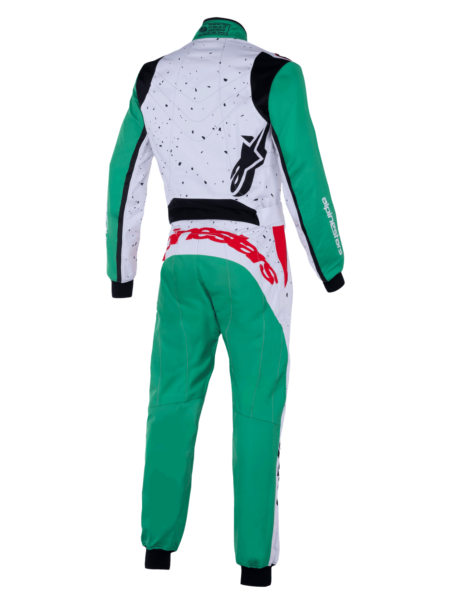 Alpinestars KMX-9 V3 S Suit Graphic 6 White/Green/Red Youth/Child/Kids
