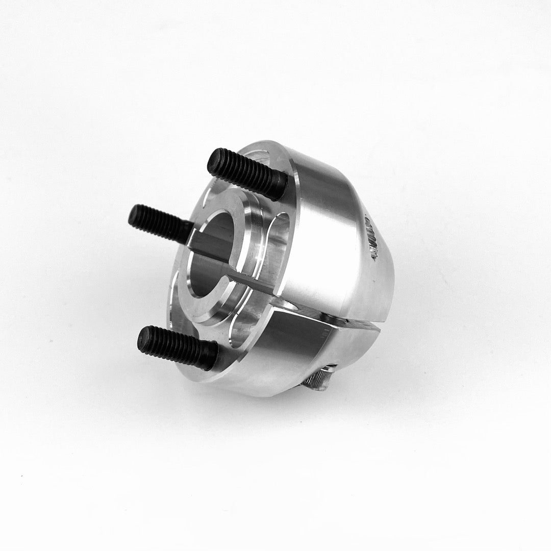 Short 50mm Rear Hub Mono Silver 58mm PCD