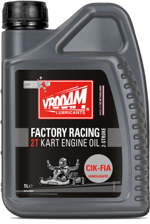 Vrooam Lubricants 2T Racing Engine Oil 1L CIK HOMOLOGATED