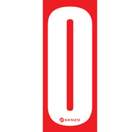 Senzo Small Number Bodywork Sticker 160mm x 65mm