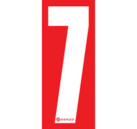 Senzo Small Number Bodywork Sticker 160mm x 65mm