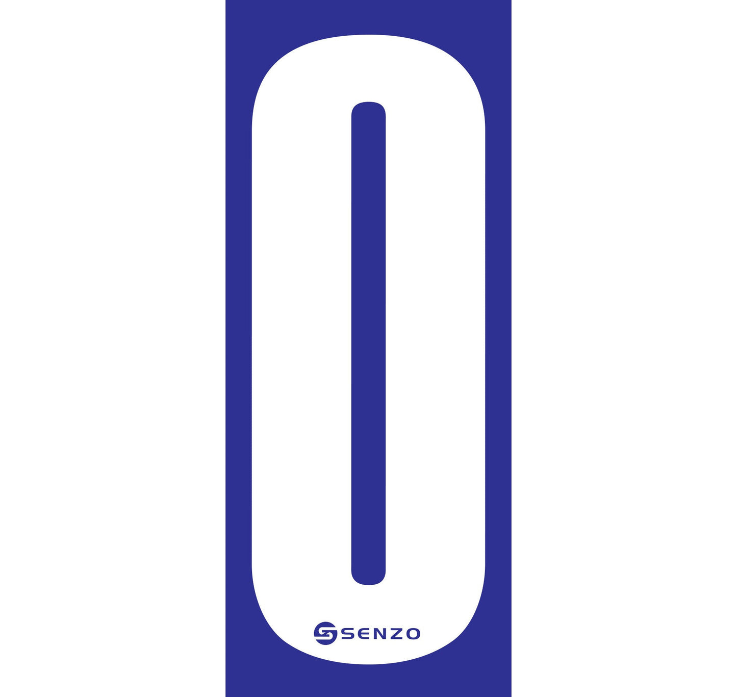 Senzo Small Number Bodywork Sticker 160mm x 65mm