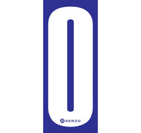 Senzo Small Number Bodywork Sticker 160mm x 65mm
