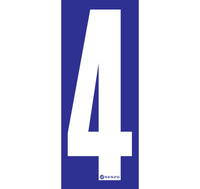 Senzo Small Number Bodywork Sticker 160mm x 65mm