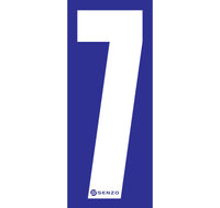 Senzo Small Number Bodywork Sticker 160mm x 65mm