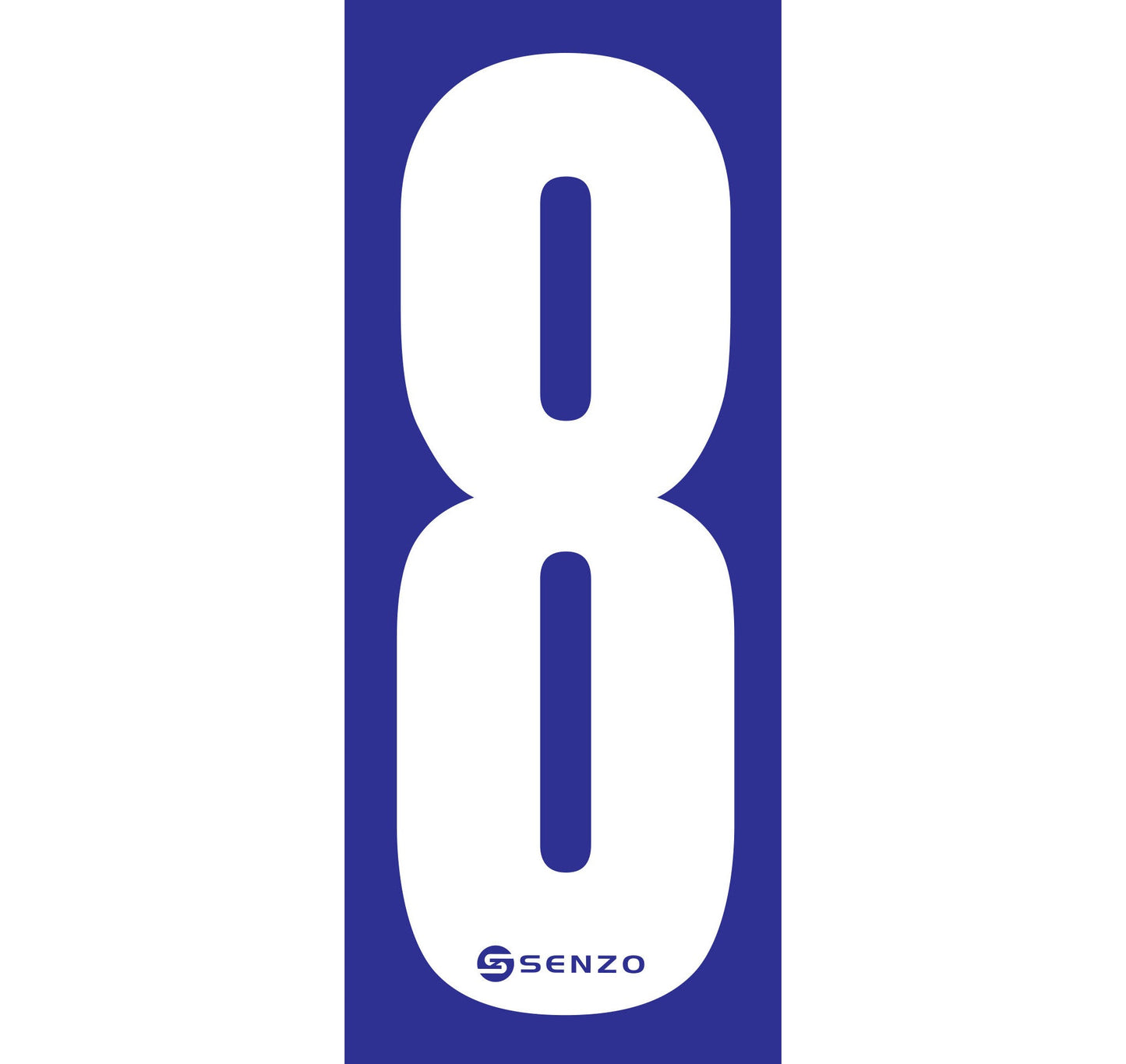 Senzo Small Number Bodywork Sticker 160mm x 65mm