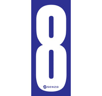 Senzo Small Number Bodywork Sticker 160mm x 65mm