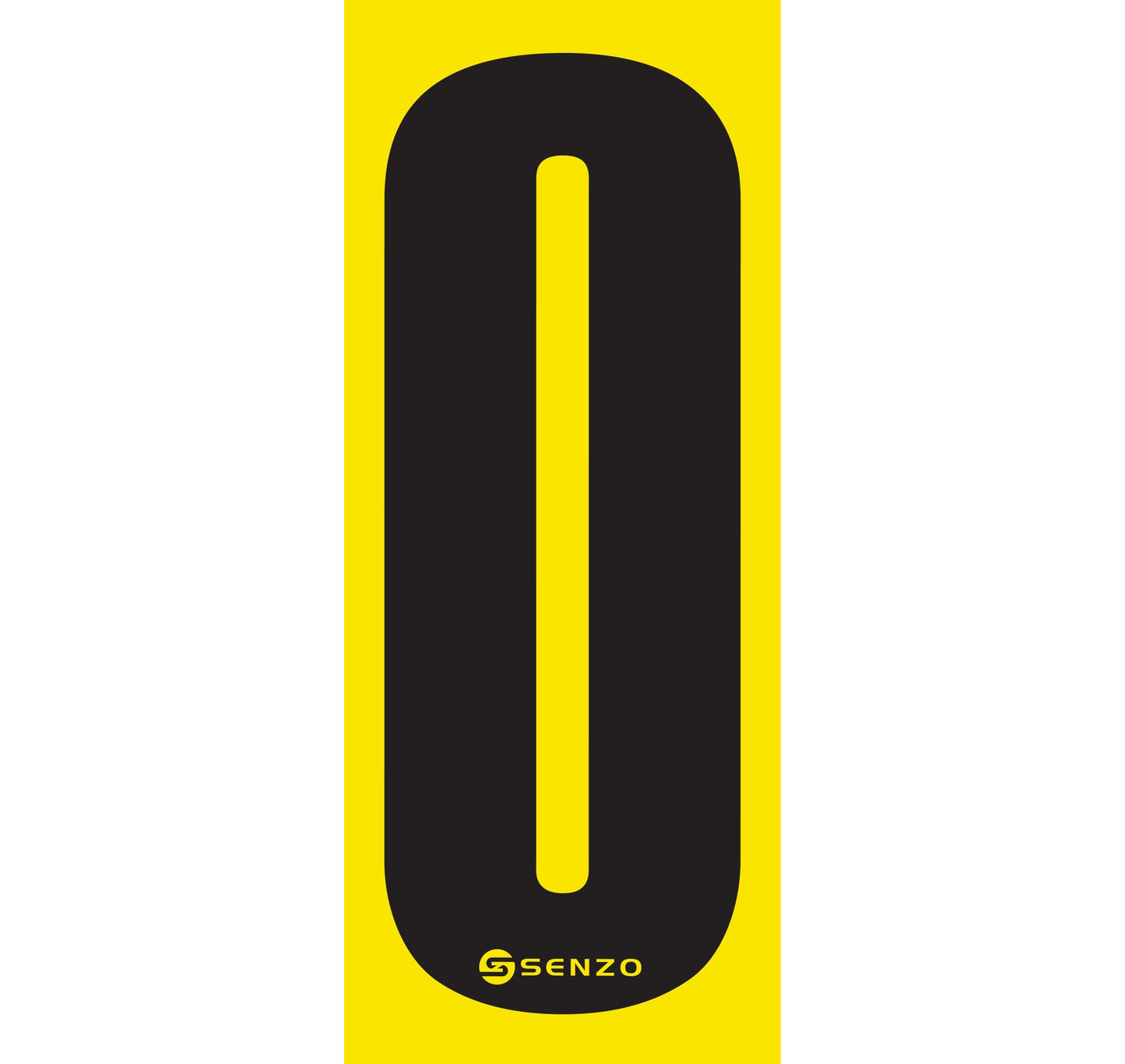 Senzo Small Number Bodywork Sticker 160mm x 65mm
