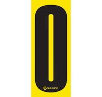 Senzo Small Number Bodywork Sticker 160mm x 65mm