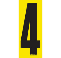 Senzo Small Number Bodywork Sticker 160mm x 65mm