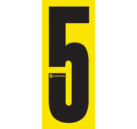 Senzo Small Number Bodywork Sticker 160mm x 65mm