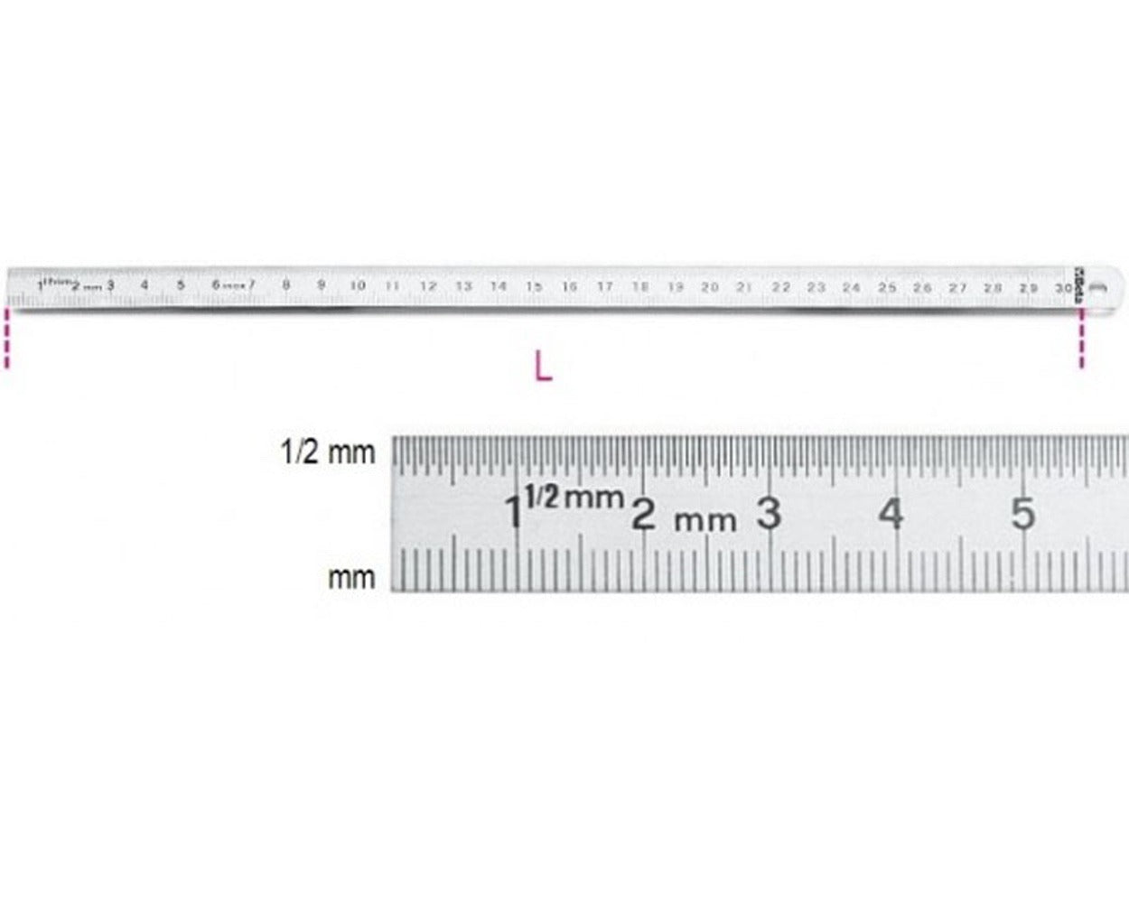 Beta Tools Steel Rule 150mm