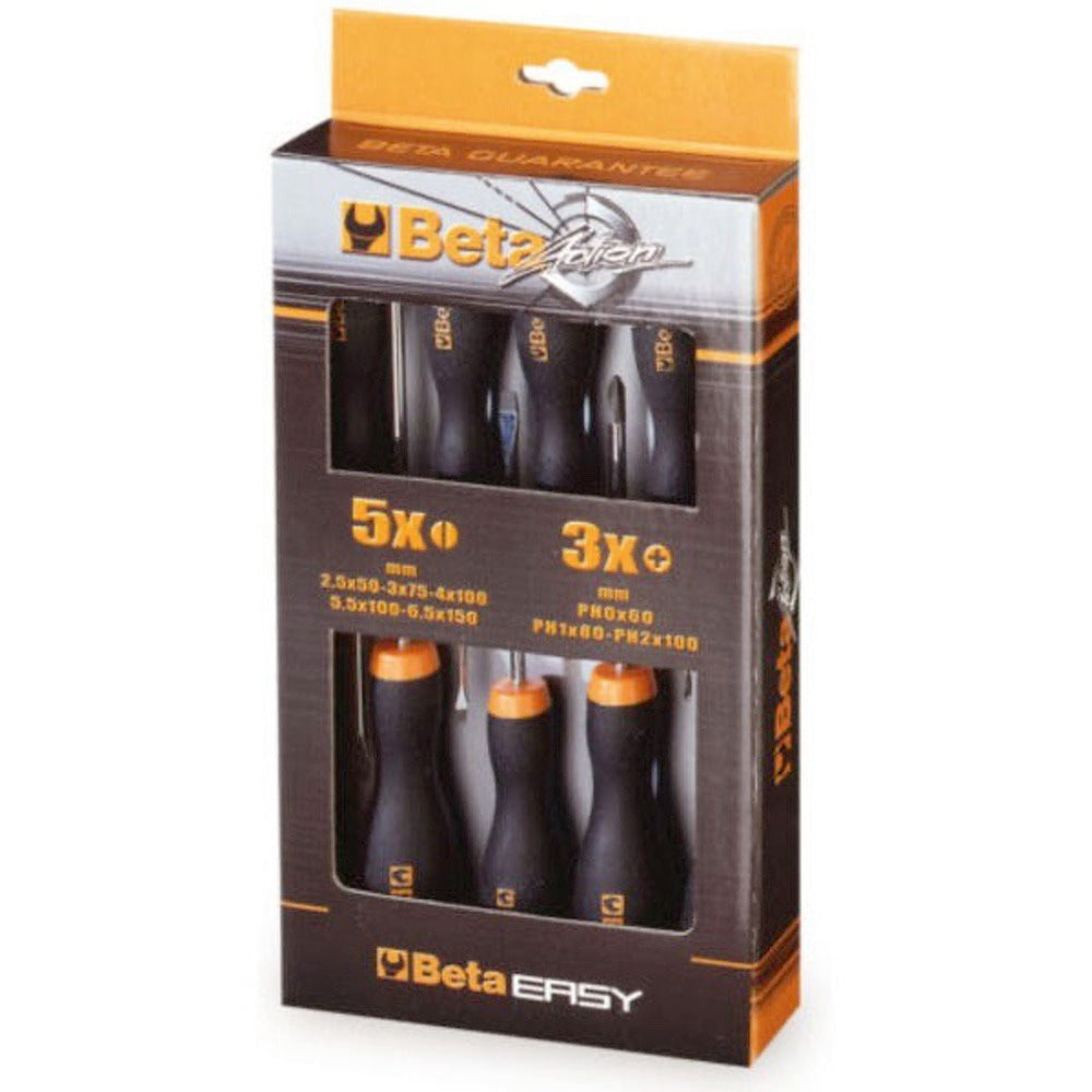 BETA TOOLS 8 piece SCREWDRIVER SET