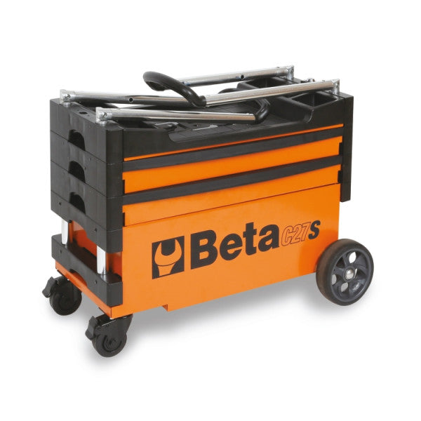 Beta Folding tool trolley for outdoor jobs with 100 tools