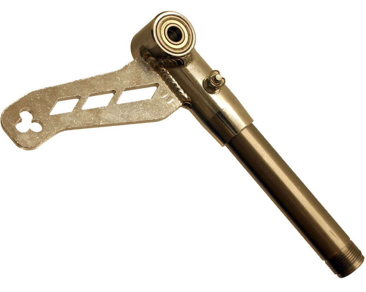 Chromed Stub Axle 25mm (10mm Bolt)