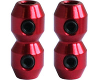 Anodised Cable Clamp Pair 'Bullet' Style