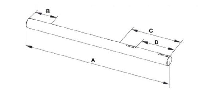 Senzo OTK (TonyKart) 50mm Rear Axle