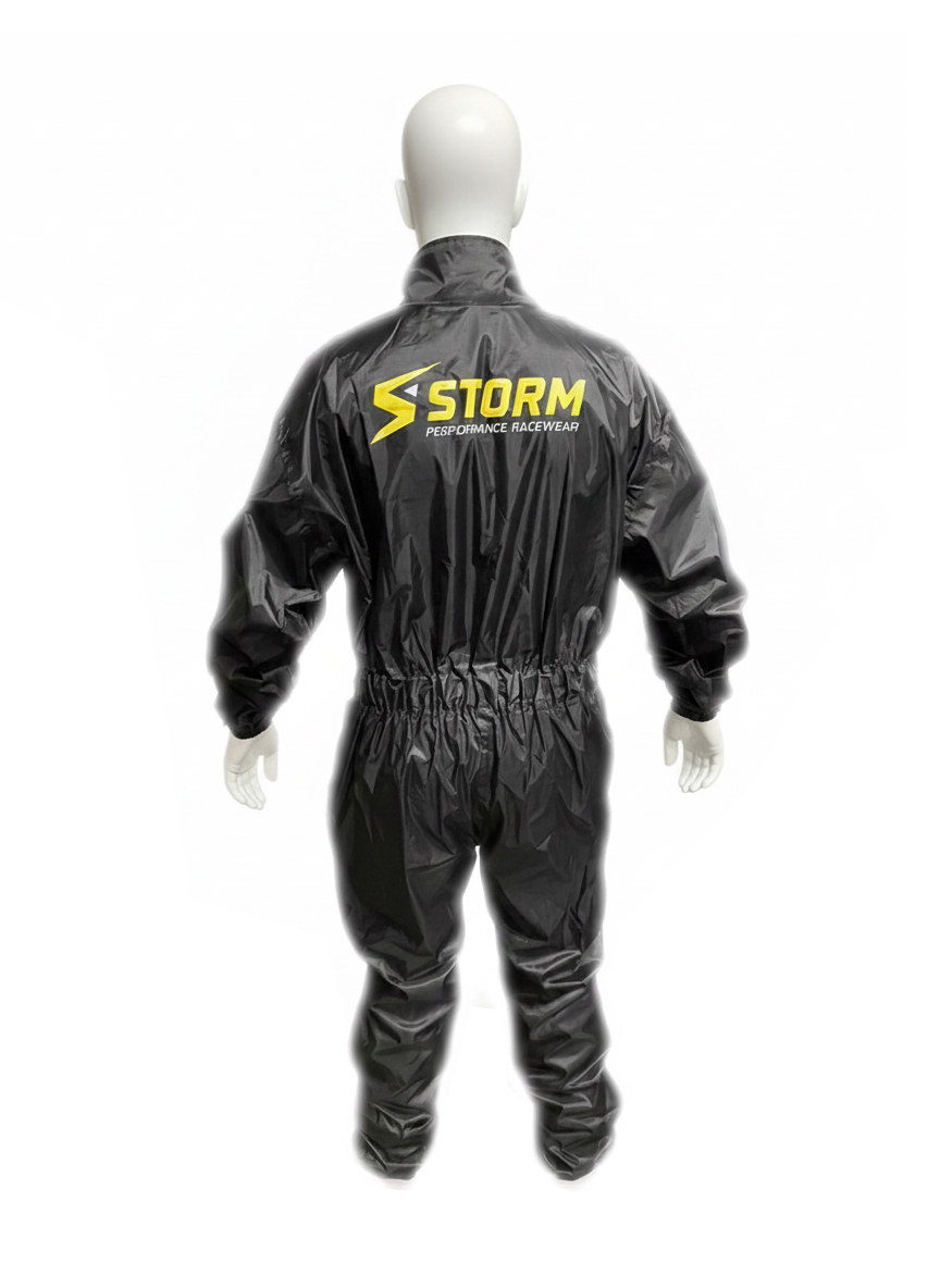 Storm Double Lined Black Wet Rain Suit