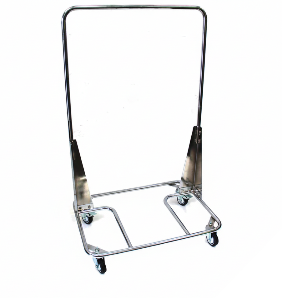 Chrome Upright Kart Display Stand